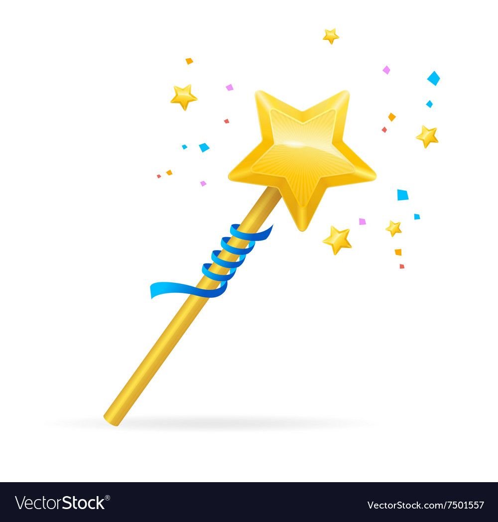 Волшебная палочка стикер