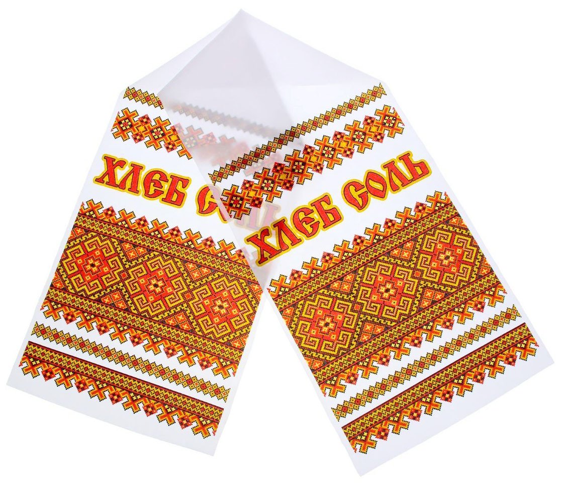 Рушник Sima-Land "хлеб-соль", цвет: Мульти, 150 х 36 см. 1134762