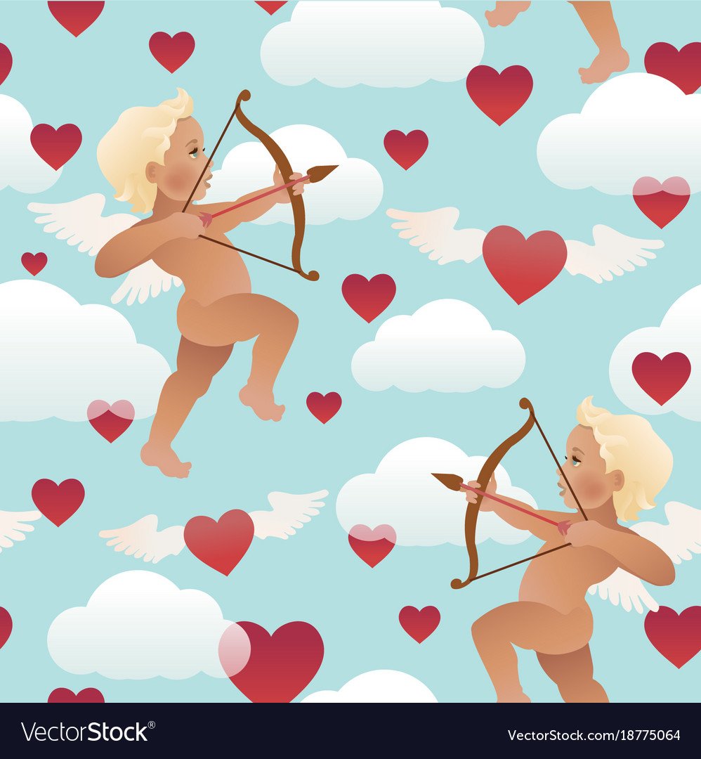 Купидон на прозрачном фоне