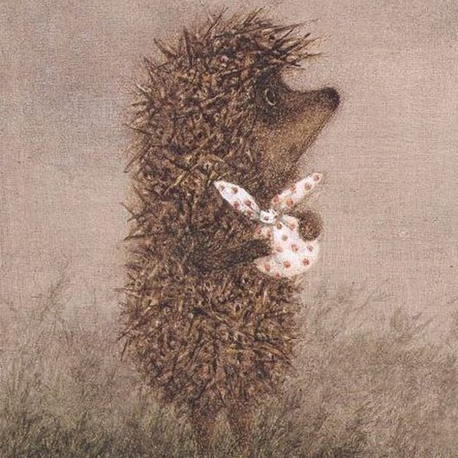 Ёжик в тумане фото