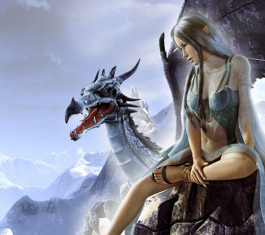 Дракон и принцесса утро