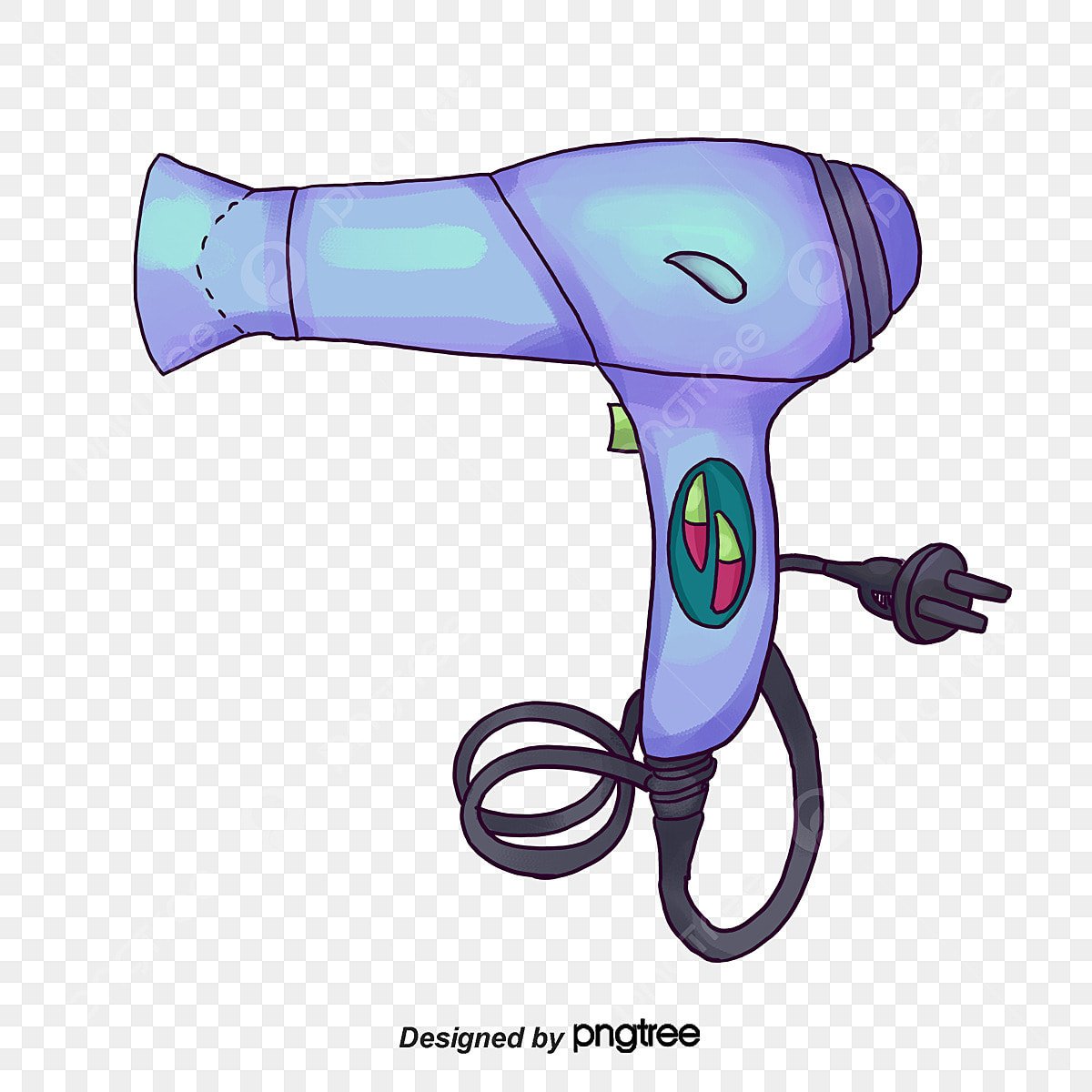 Фен в руке рисунок