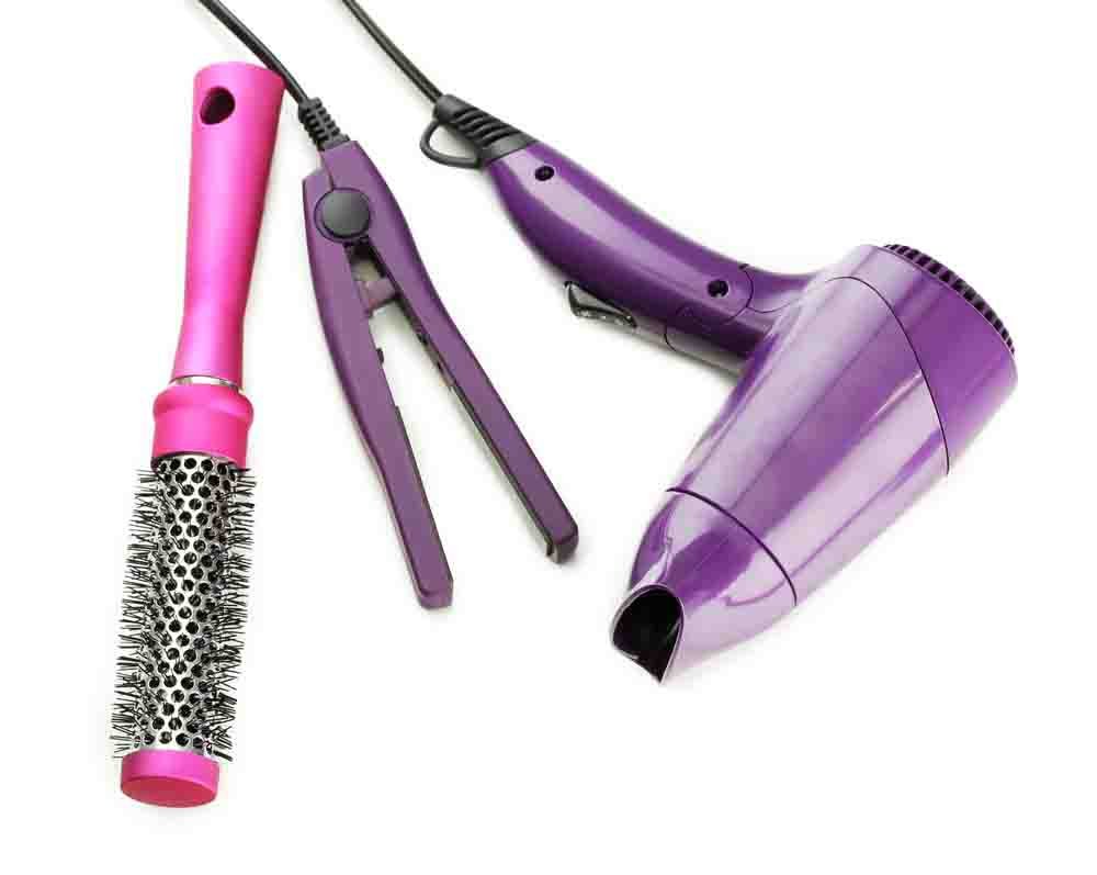 Нарисованный фен для волос