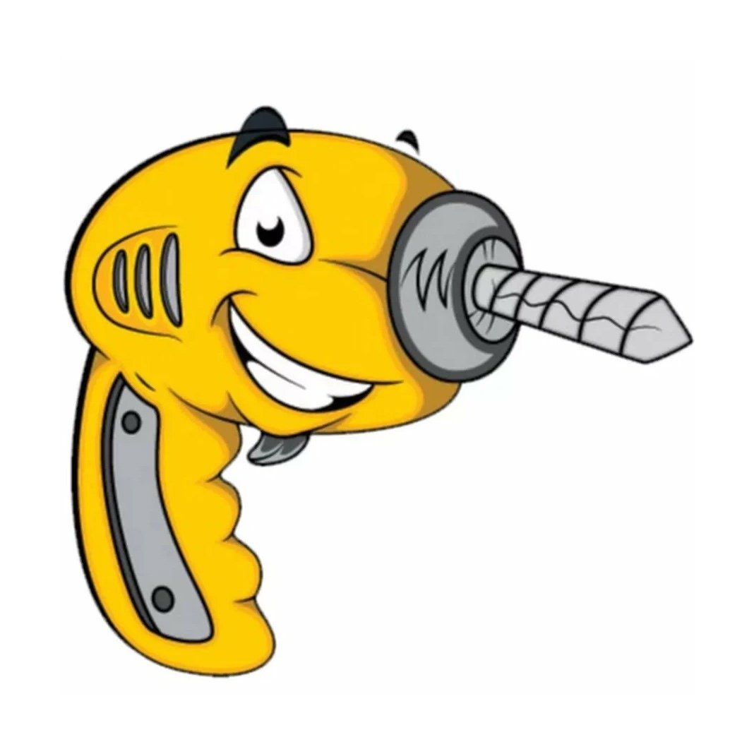 Мультяшка с дрелью