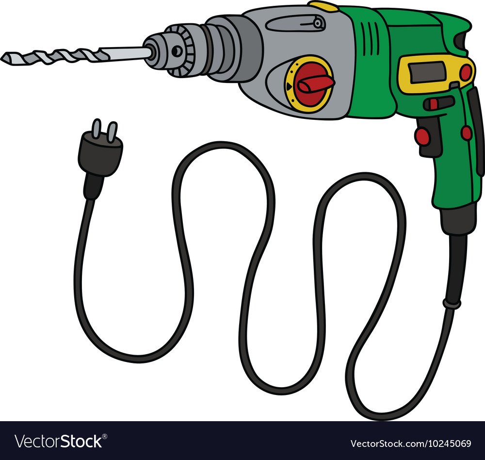 Дрель для детей вектор