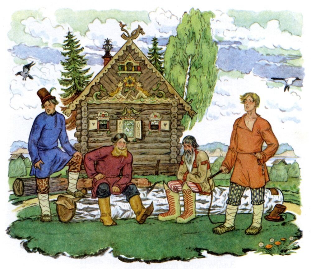 Конек горбунок три сына