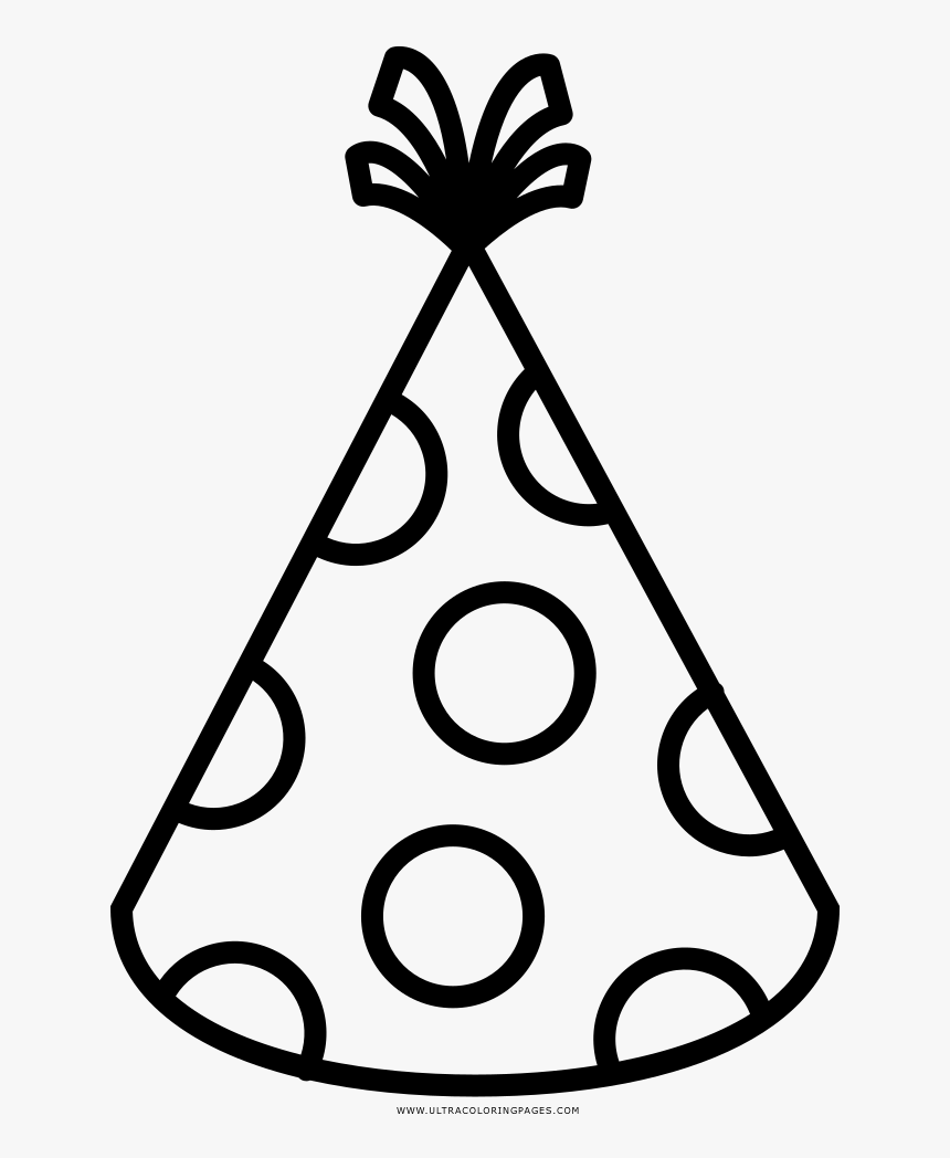 Нарисованный колпак на день рождения