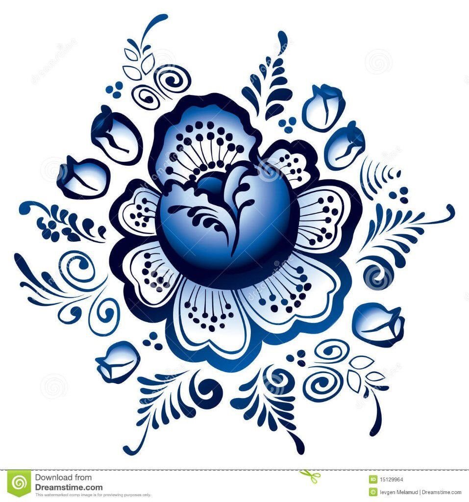 Народные промыслы Гжельская роспись