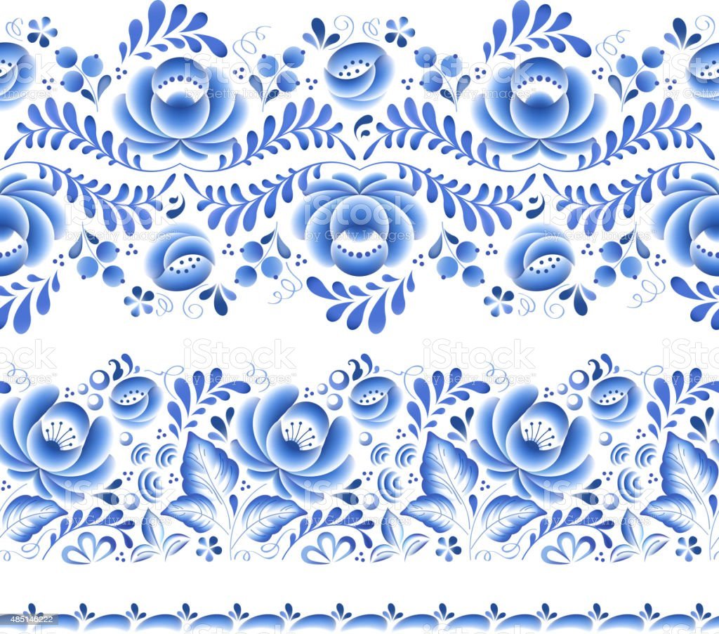 Буклет Гжельская роспись