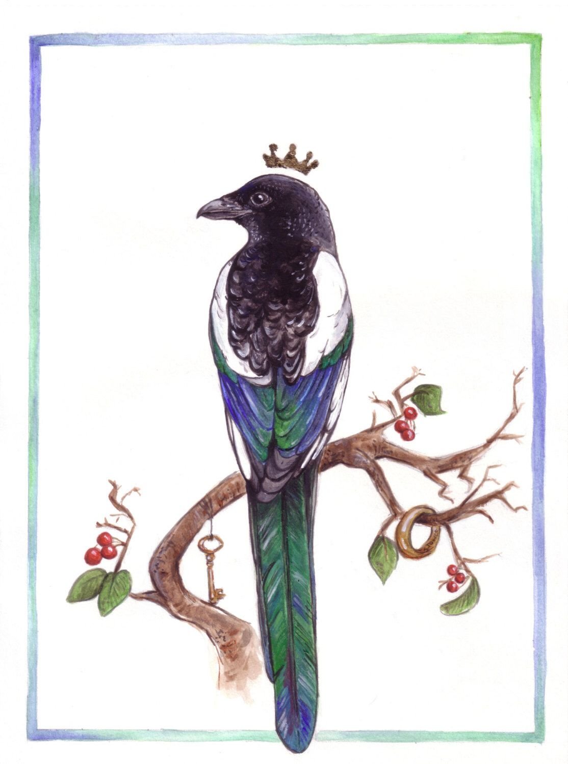 Сорока в сказках