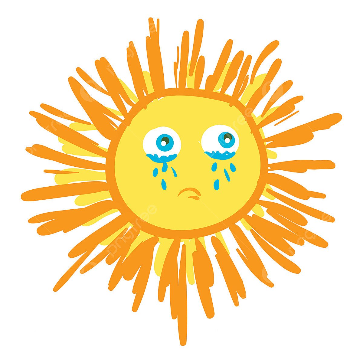 Грустное солнышко