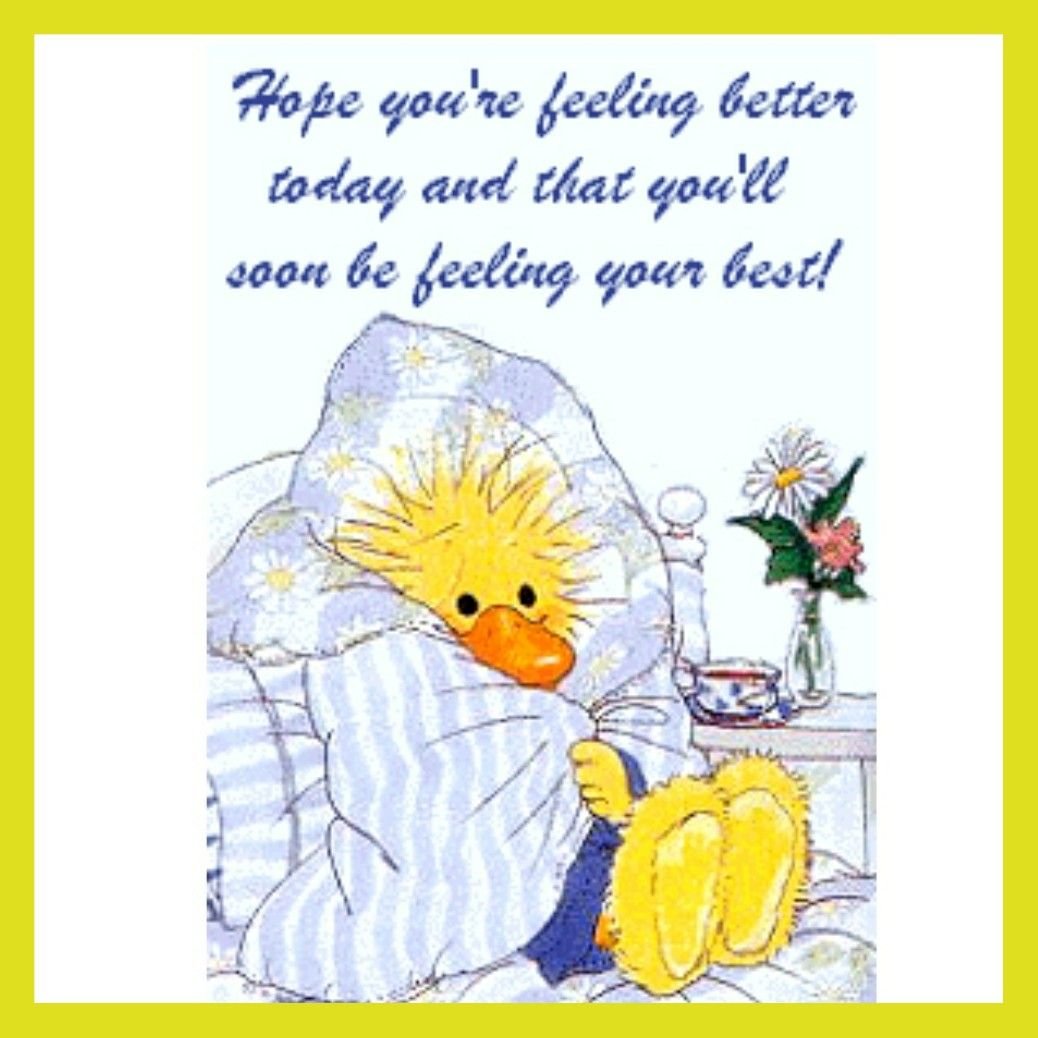 Открытка выздоравливайте