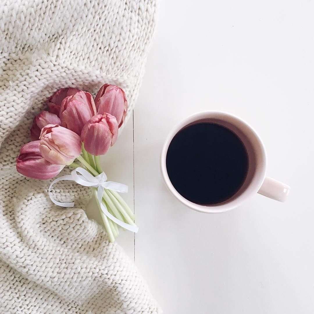 Кофе цветы Минимализм