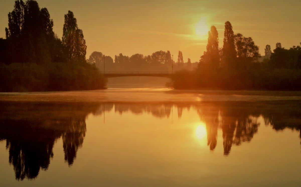 Утренняя тишина покой