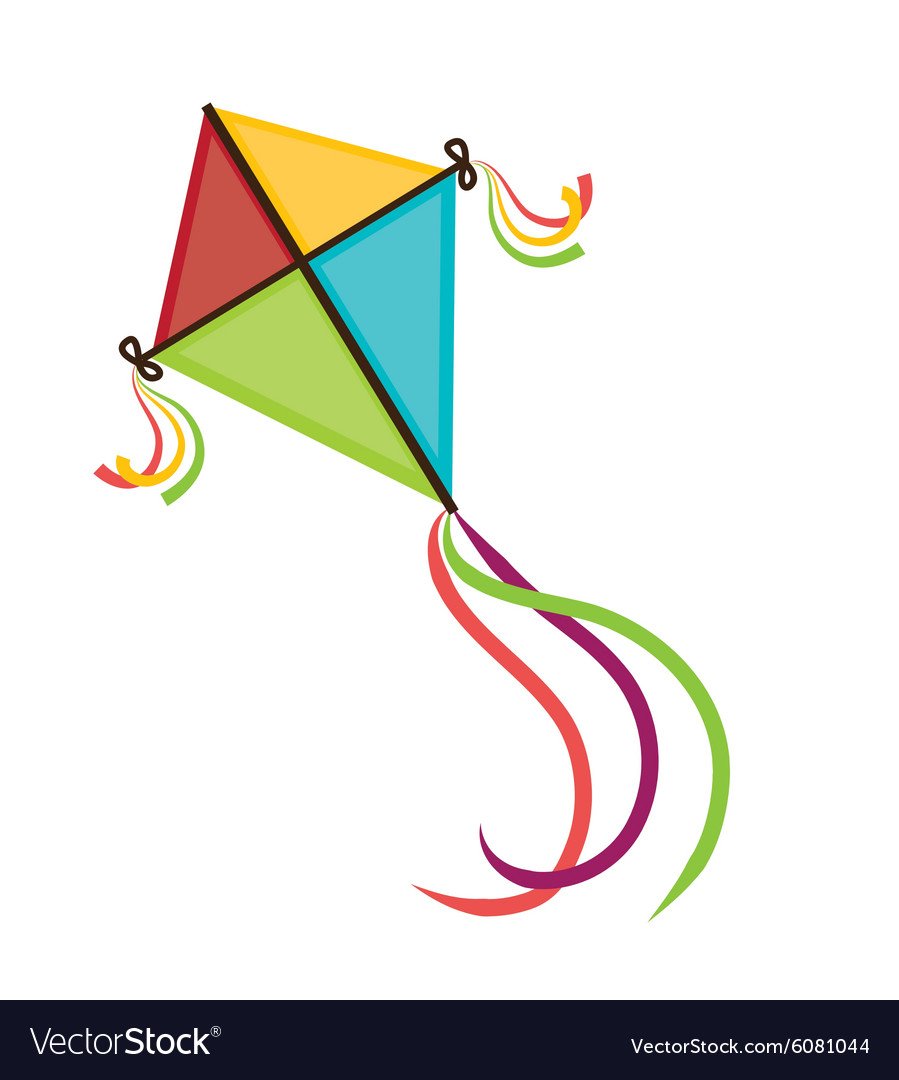 Мозаикa воздушного змея vector