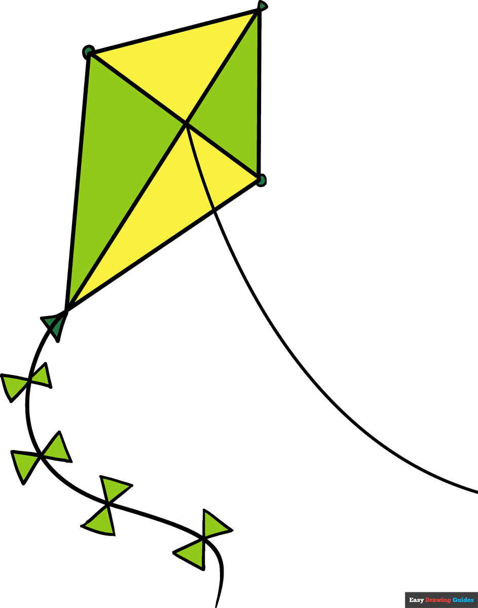 Рисование воздушного змея