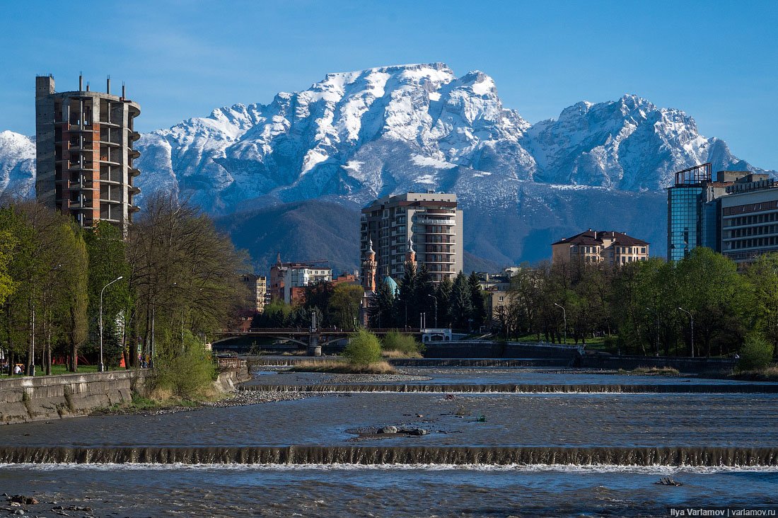 Владикавказ с высоты птичьего полета