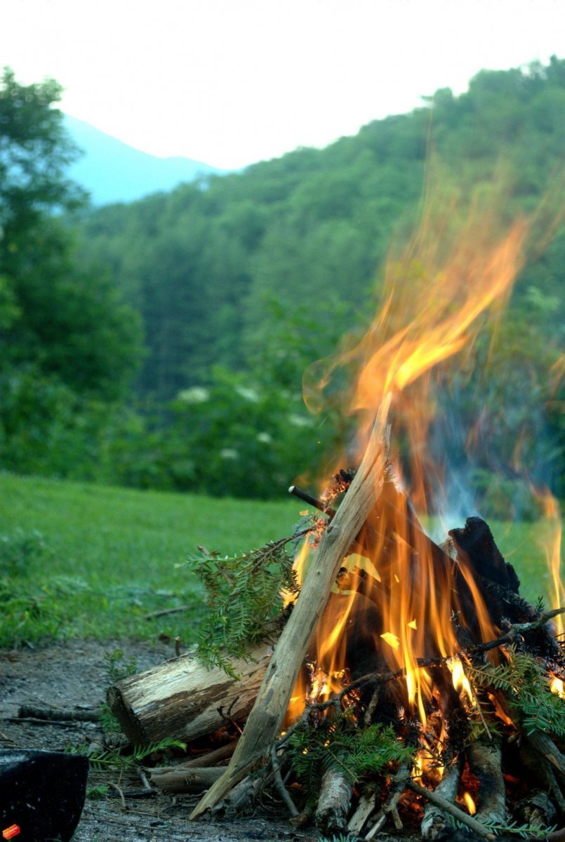 Таежный костер