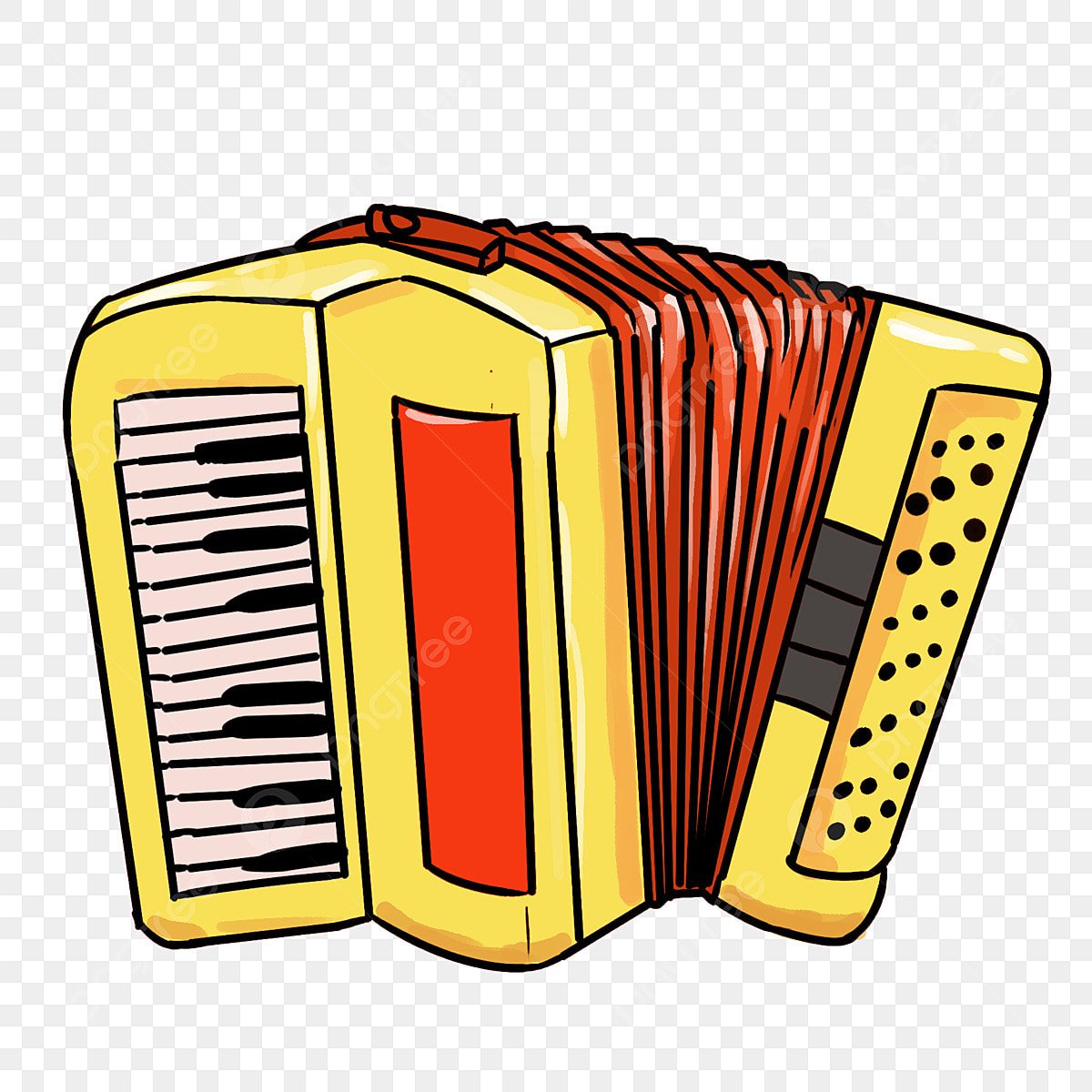 Аккордеон мультяшный