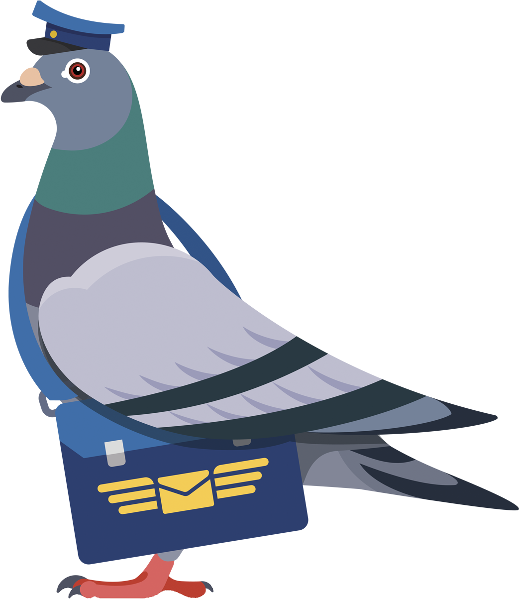 Голубь со свитком