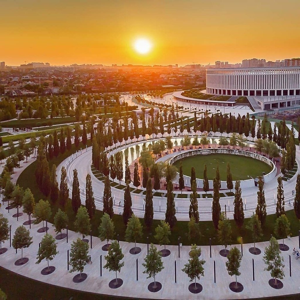 Стадион Краснодар парк Галицкого 2020