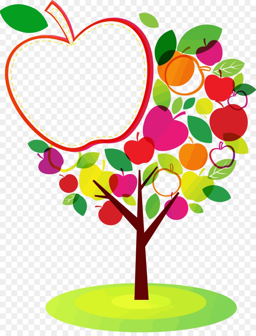 Яблоня рисунок