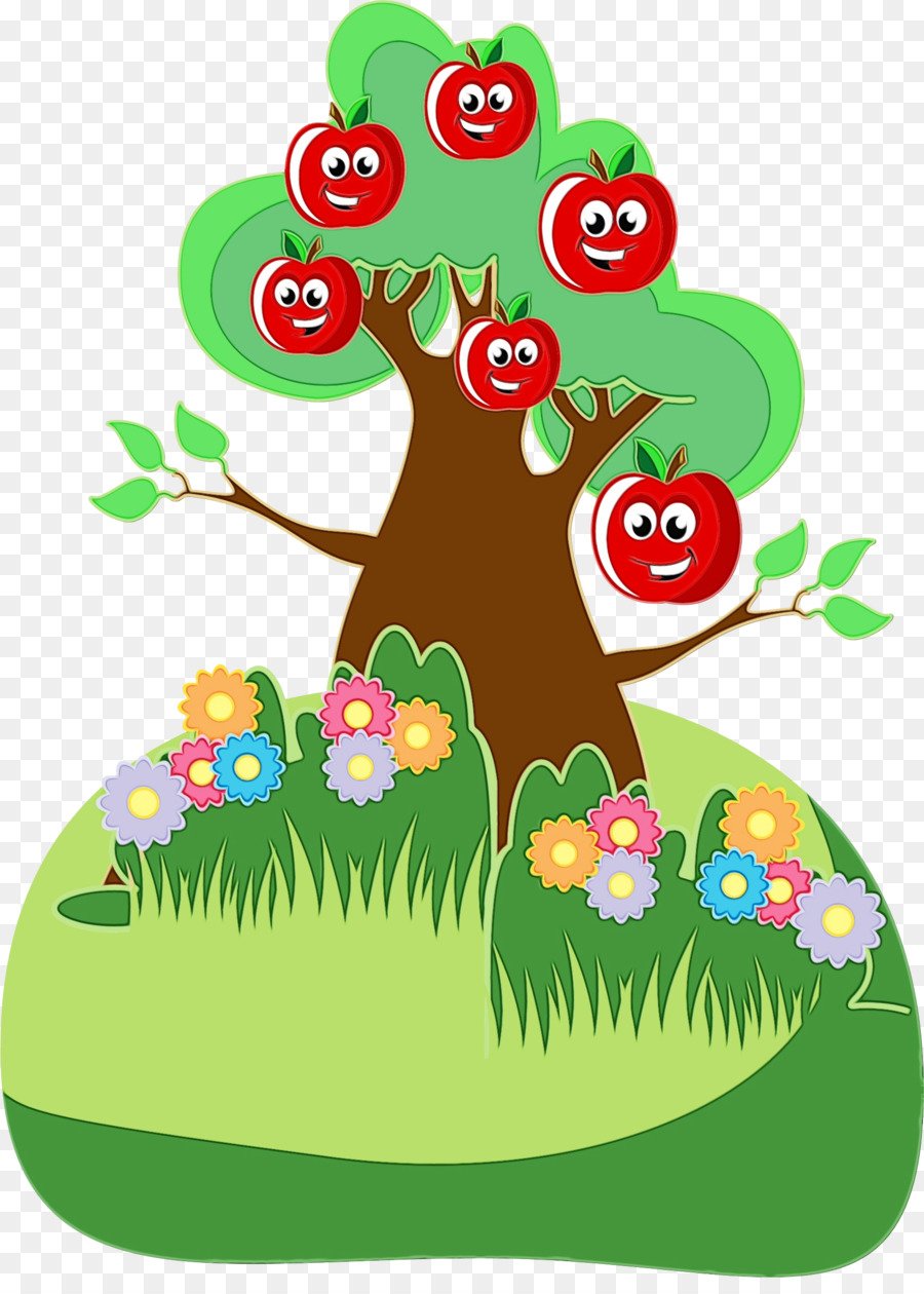 Дерево с круглой кроной для детей