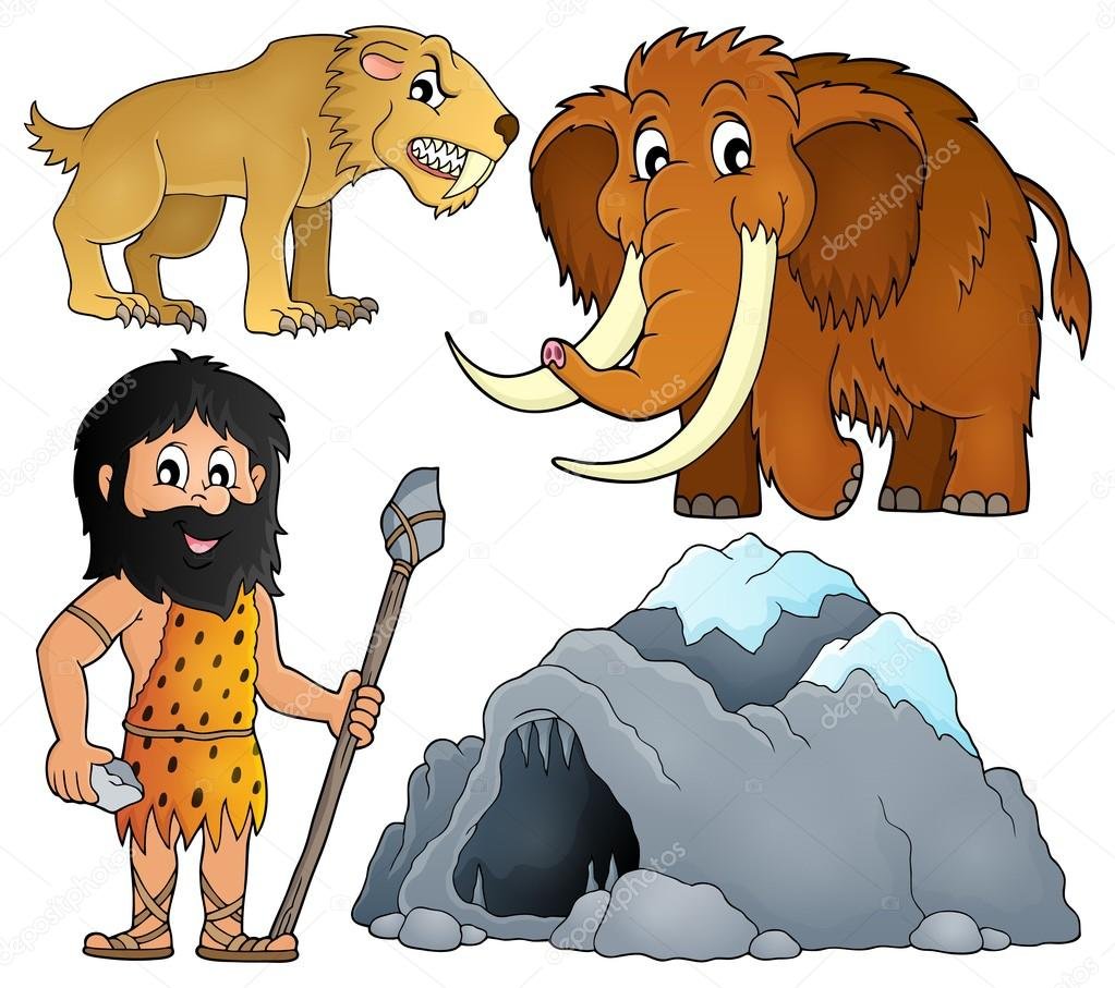 Пещерный человек для детей