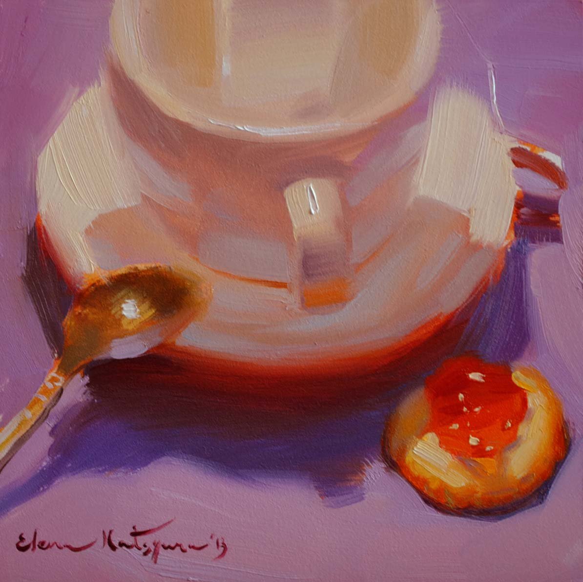 Натюрморт на кухню гуашью