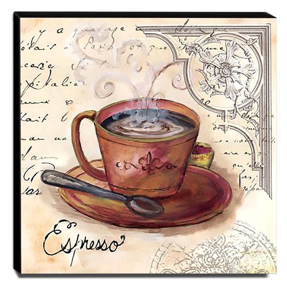 Винтажная чашка с кофе