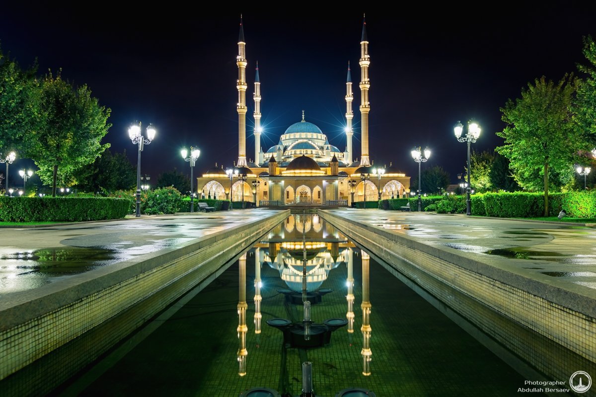 Чечня, г. Грозный. Мечеть "сердце Чечни"