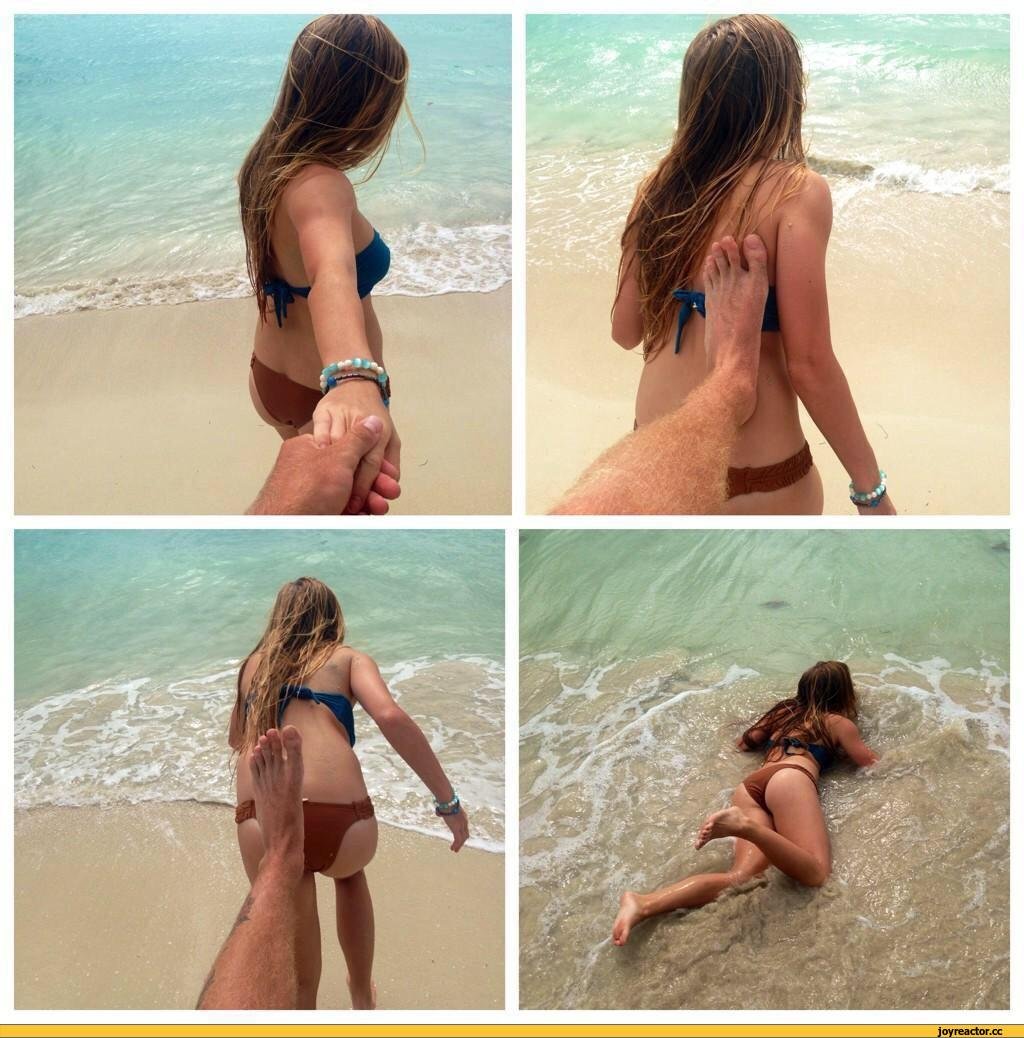 Мемы про девушек на пляже