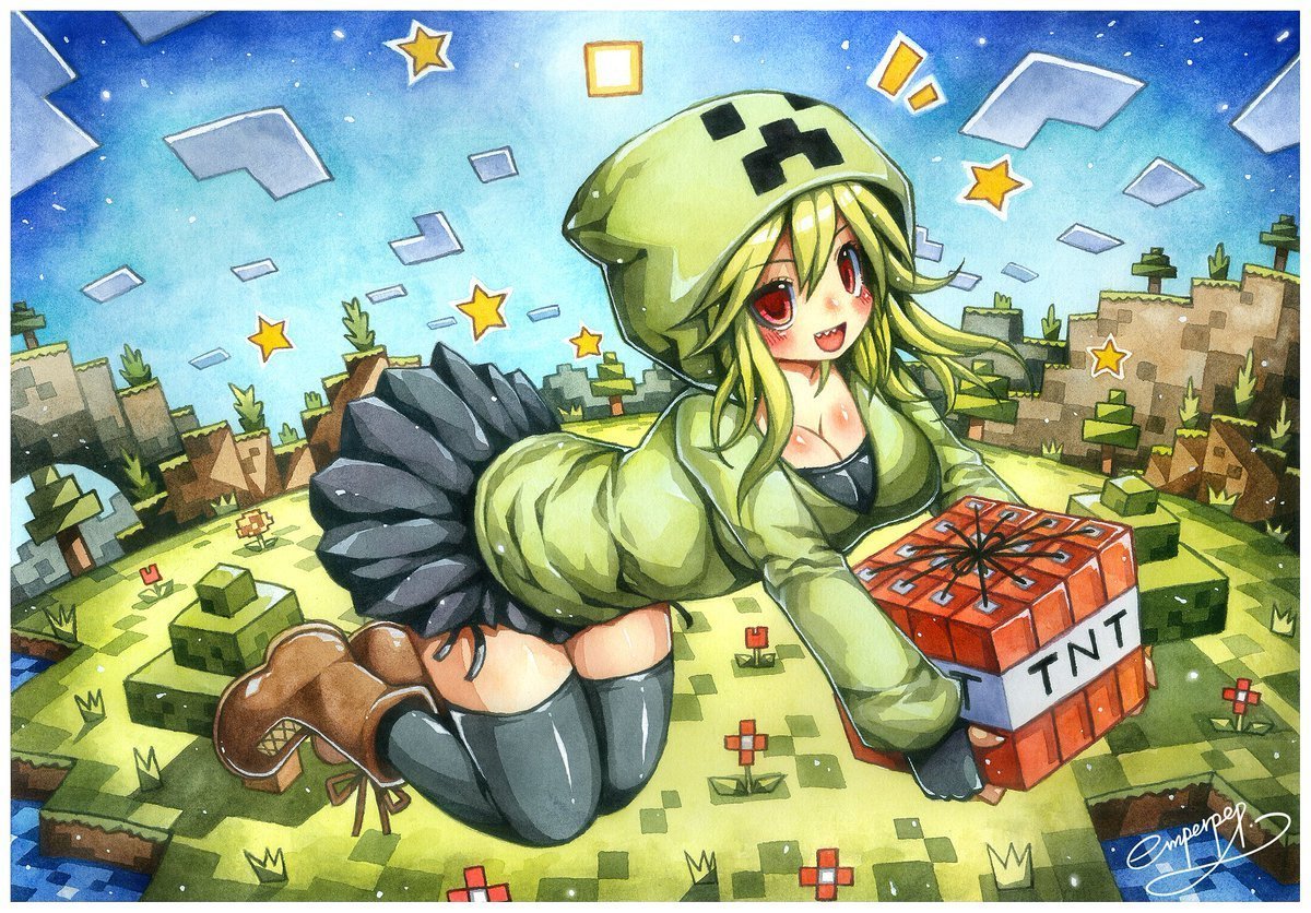 Minecraft КРИПЕР лицо