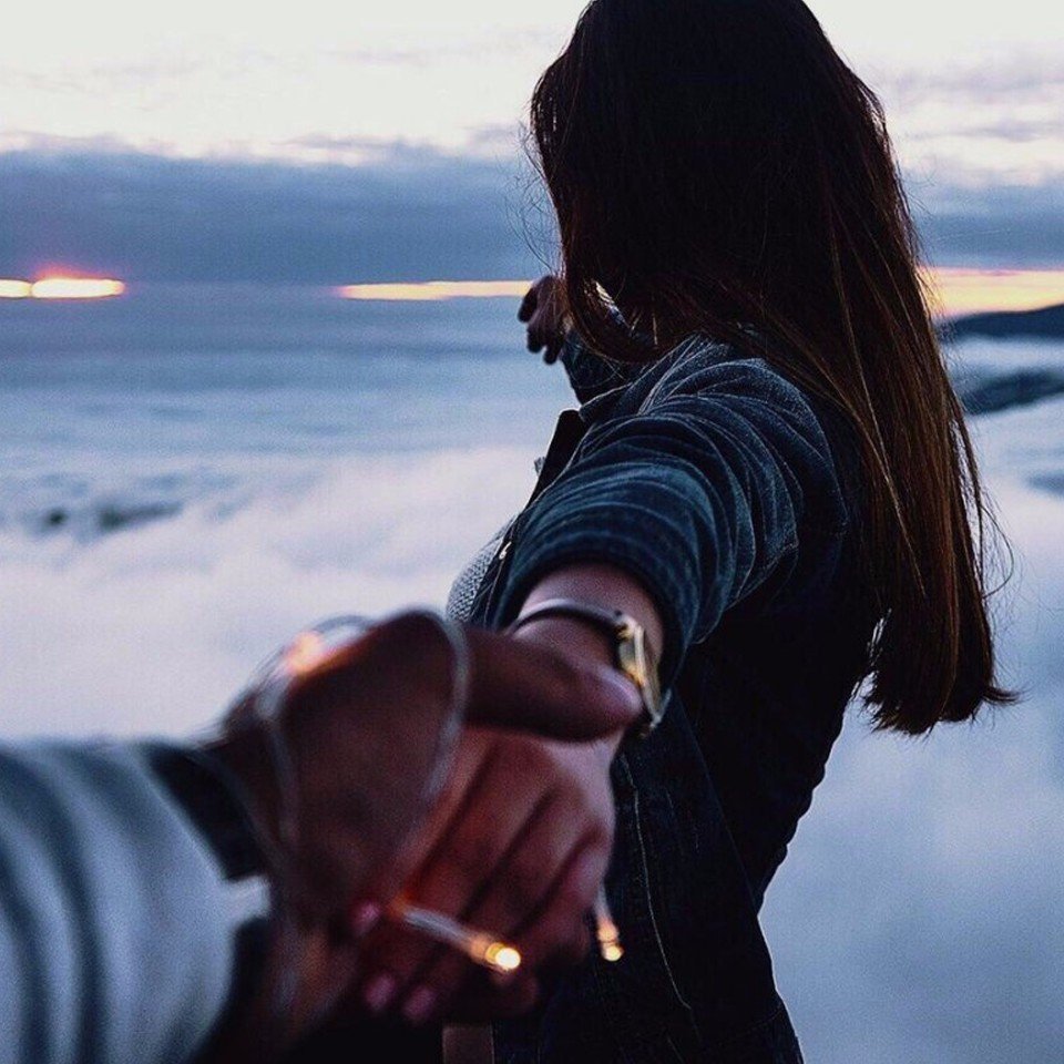 Красивая пара со спины