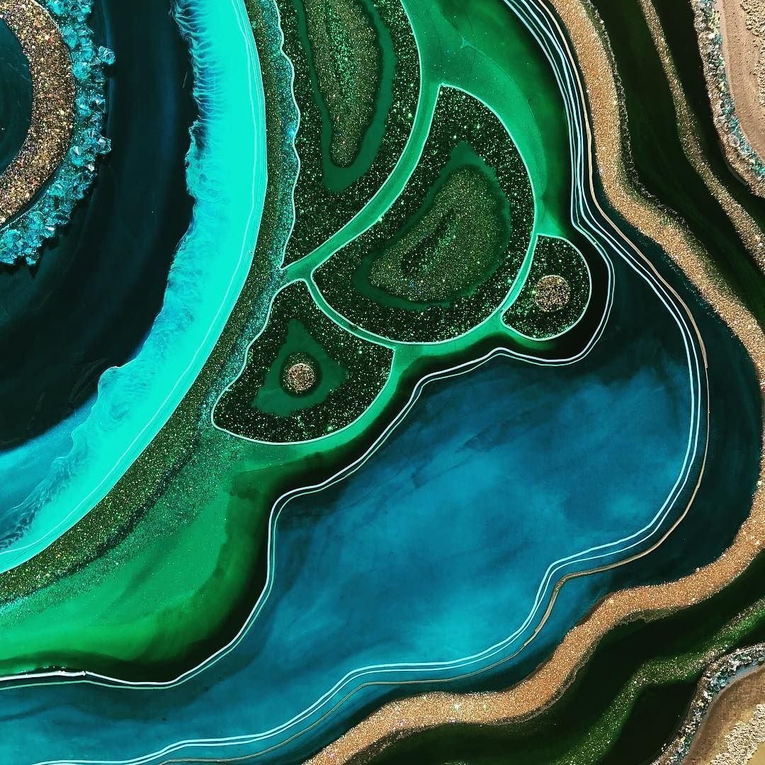 Жеода малахита