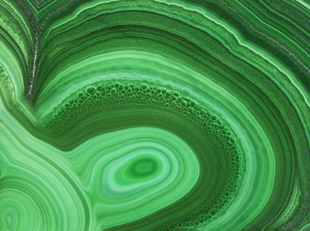 Malachite & Gold Mineral