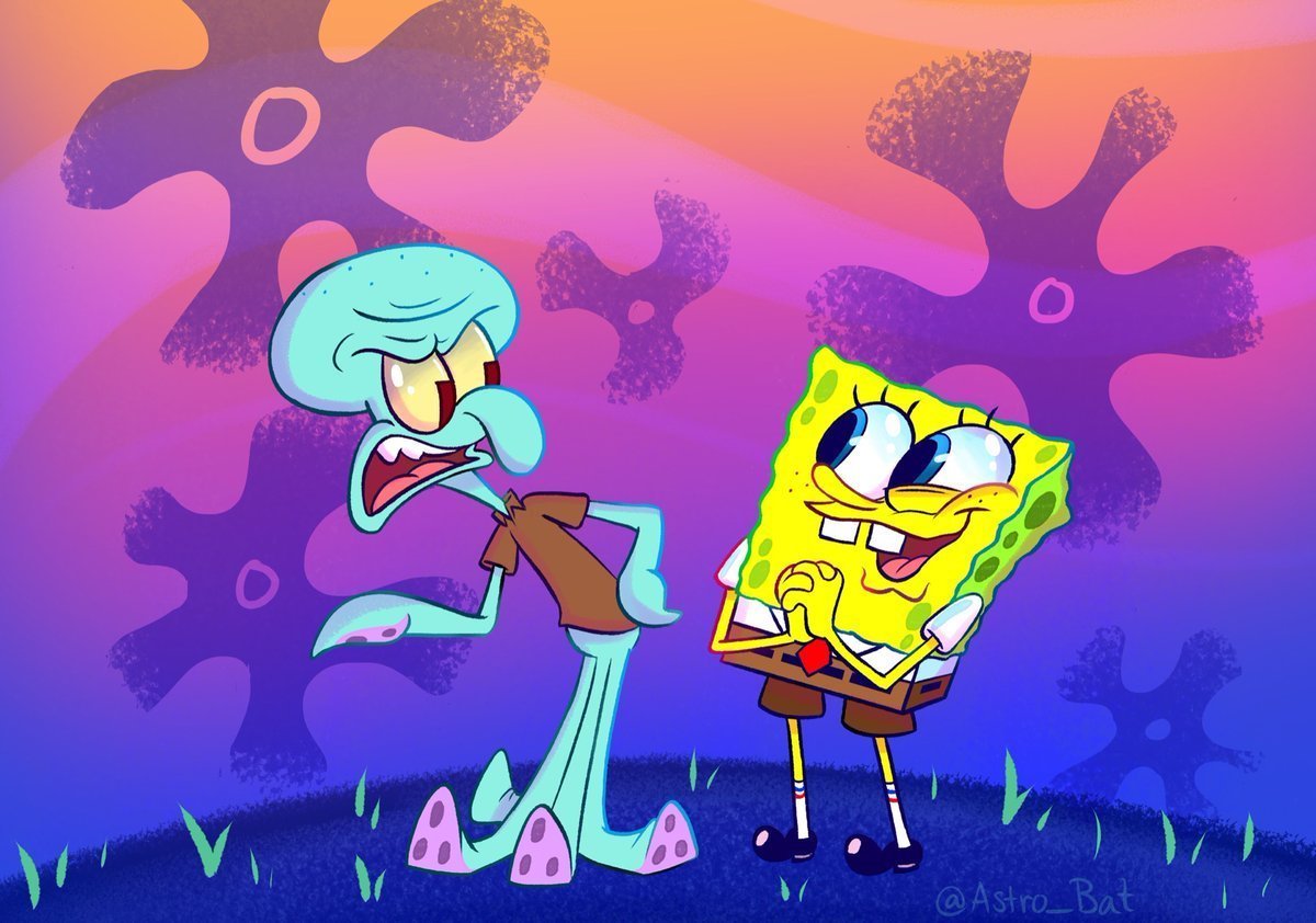 Сквидвард и Сэнди