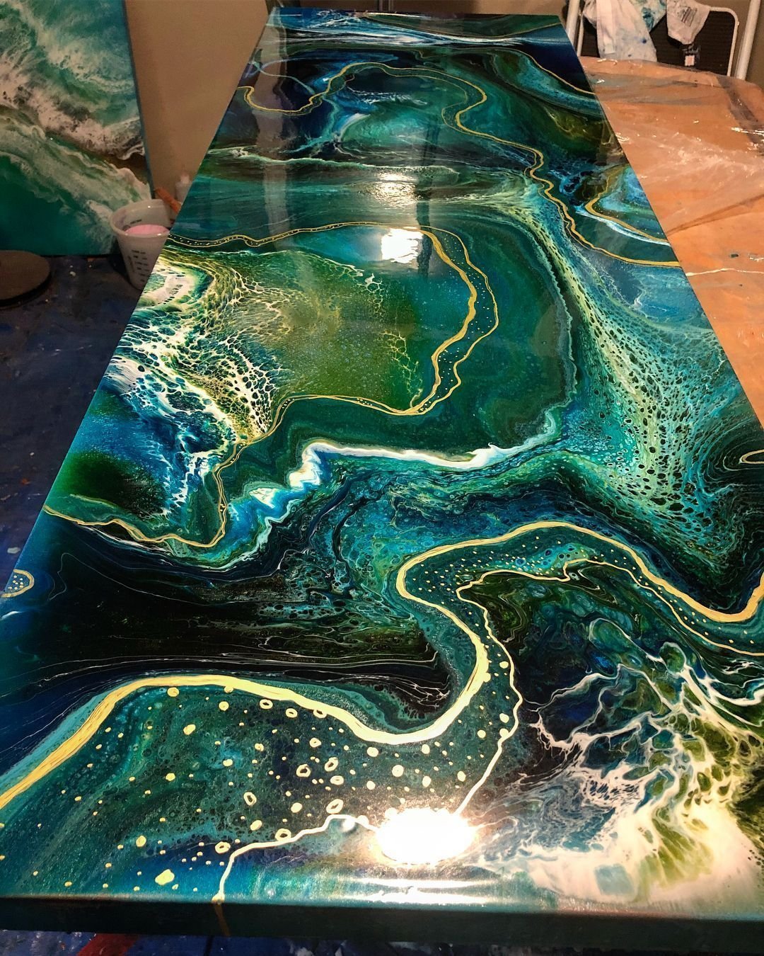 Малахит обработка