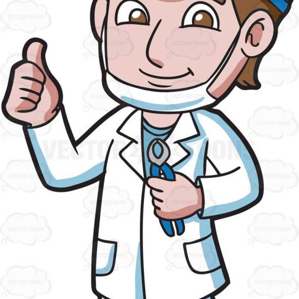 Врач стоматолог мультяшный