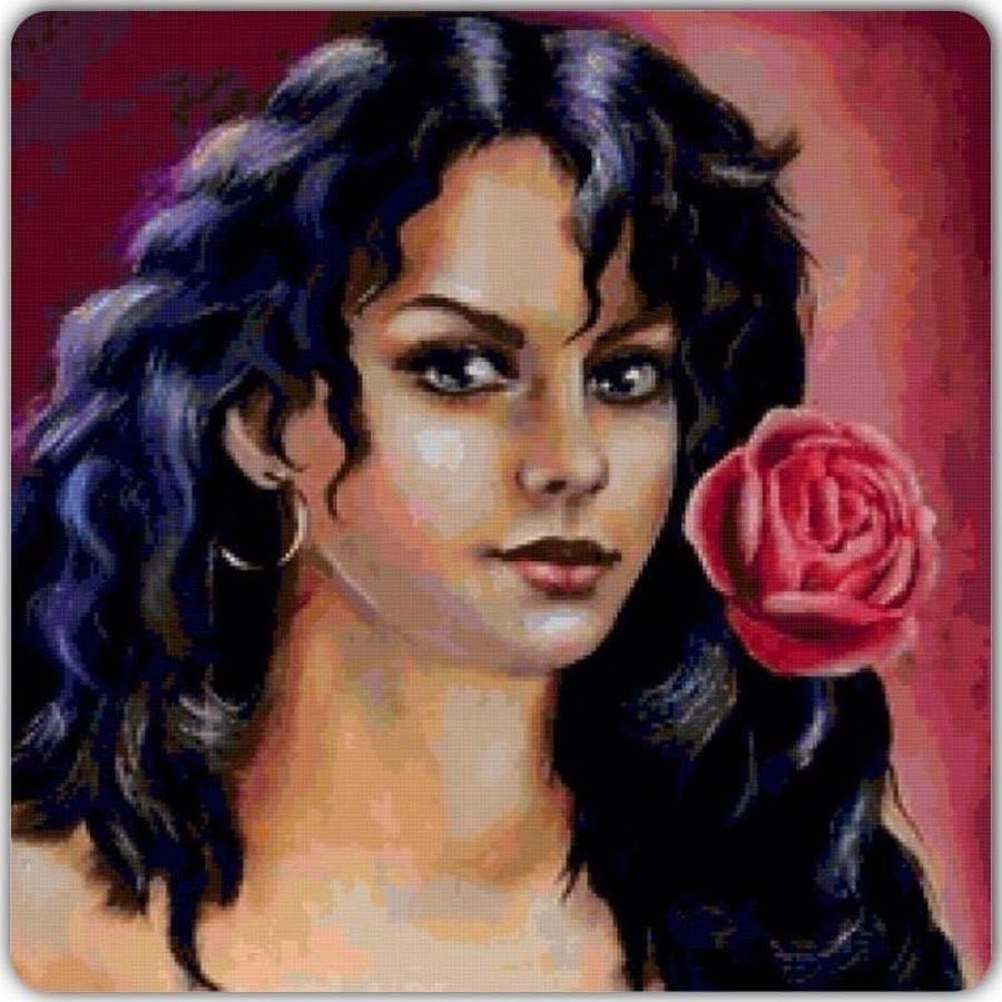 Луиджи карбоне портрет цыганки