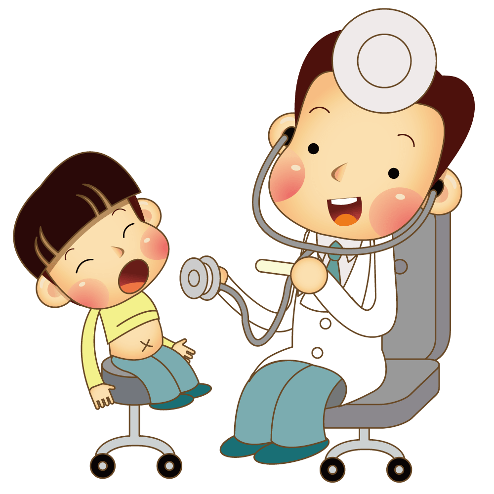 Врач педиатр мультяшный