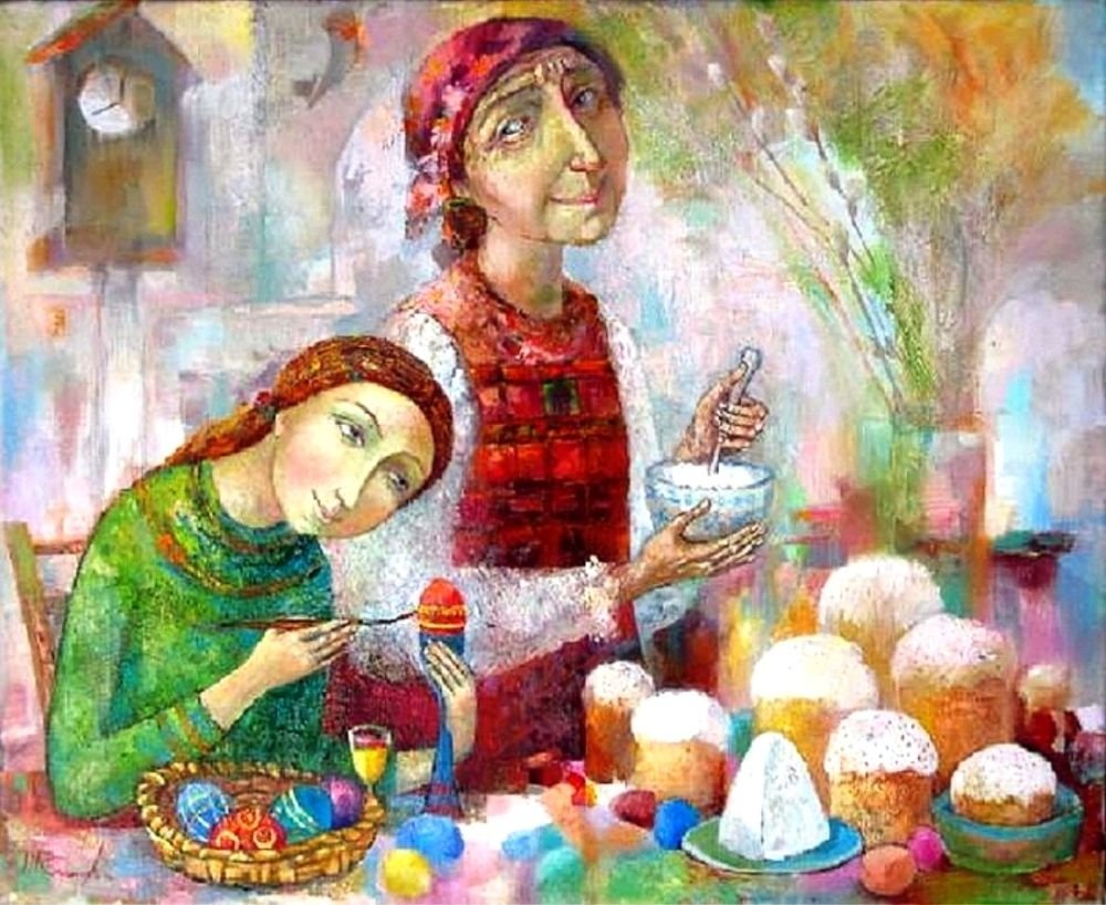 Татьяна Сипович картины Пасха