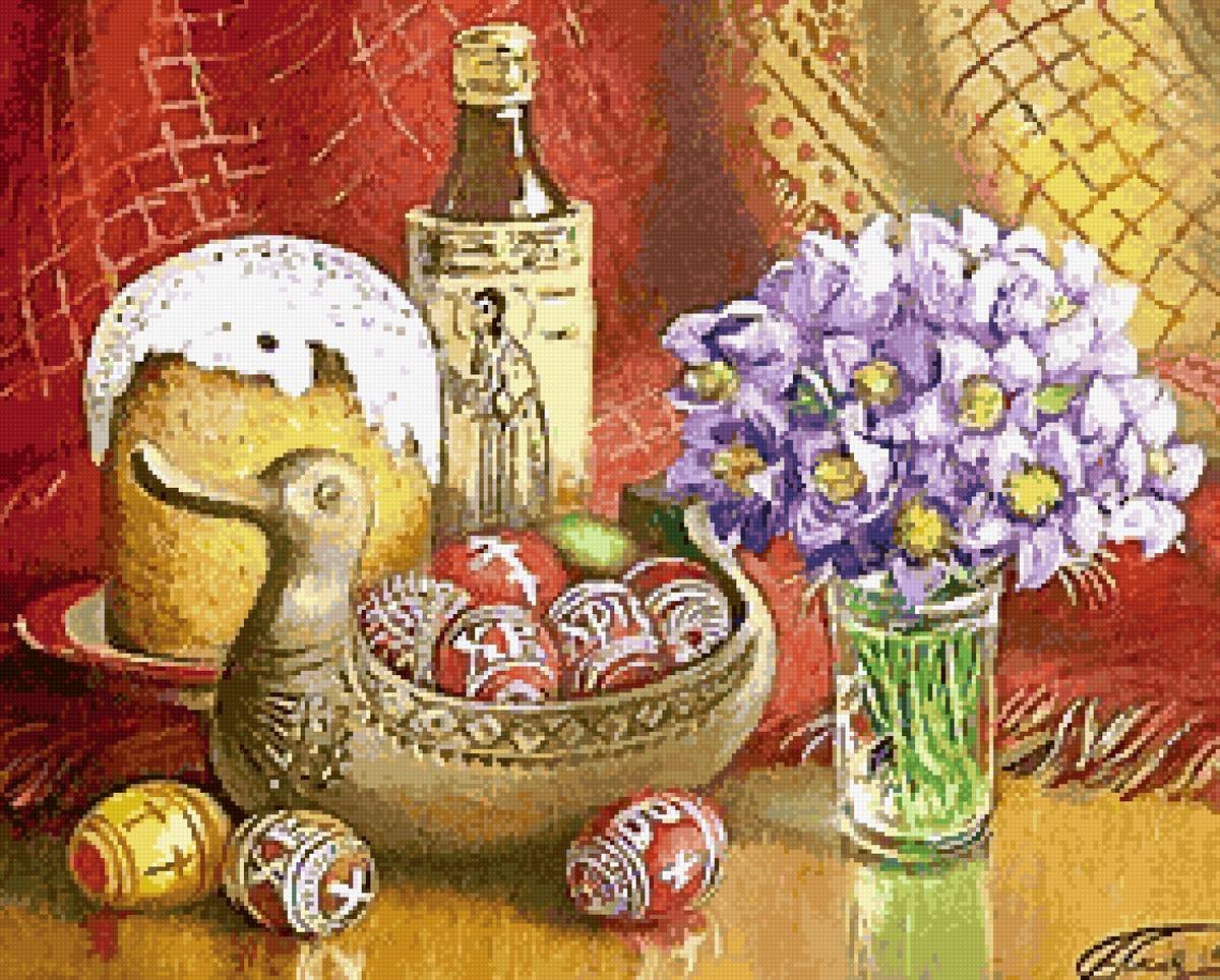 Вдовин Федор Пасхальный натюрморт