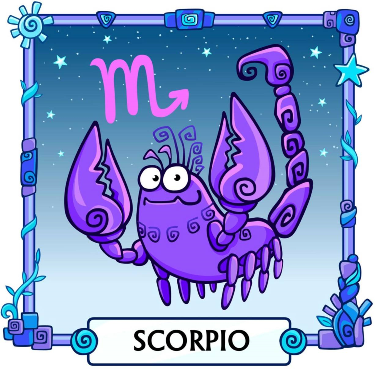 Скорпион знак зодиака рисунок