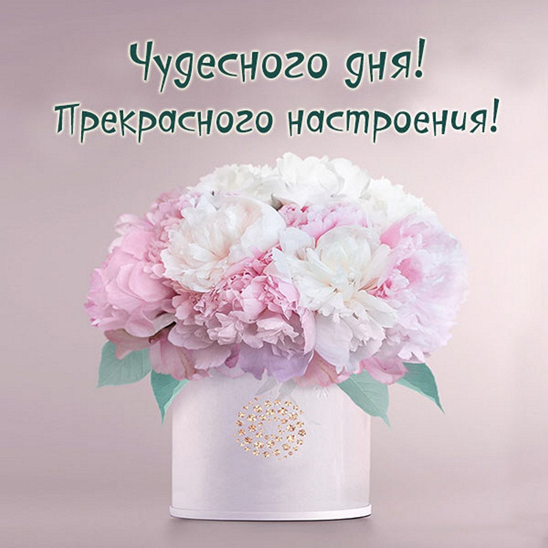 С днём рождения цветы нежные с надписью