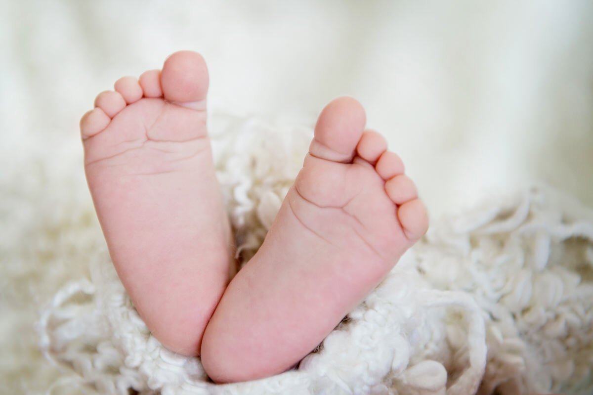 Стопа младенца