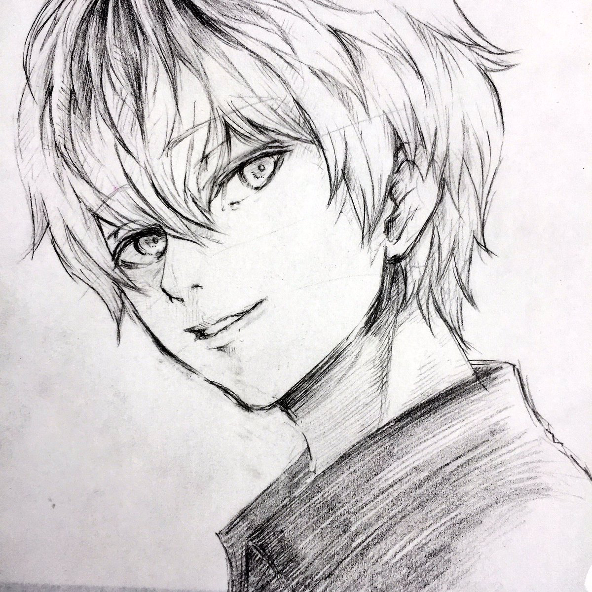 Рисунки для срисовки аниме