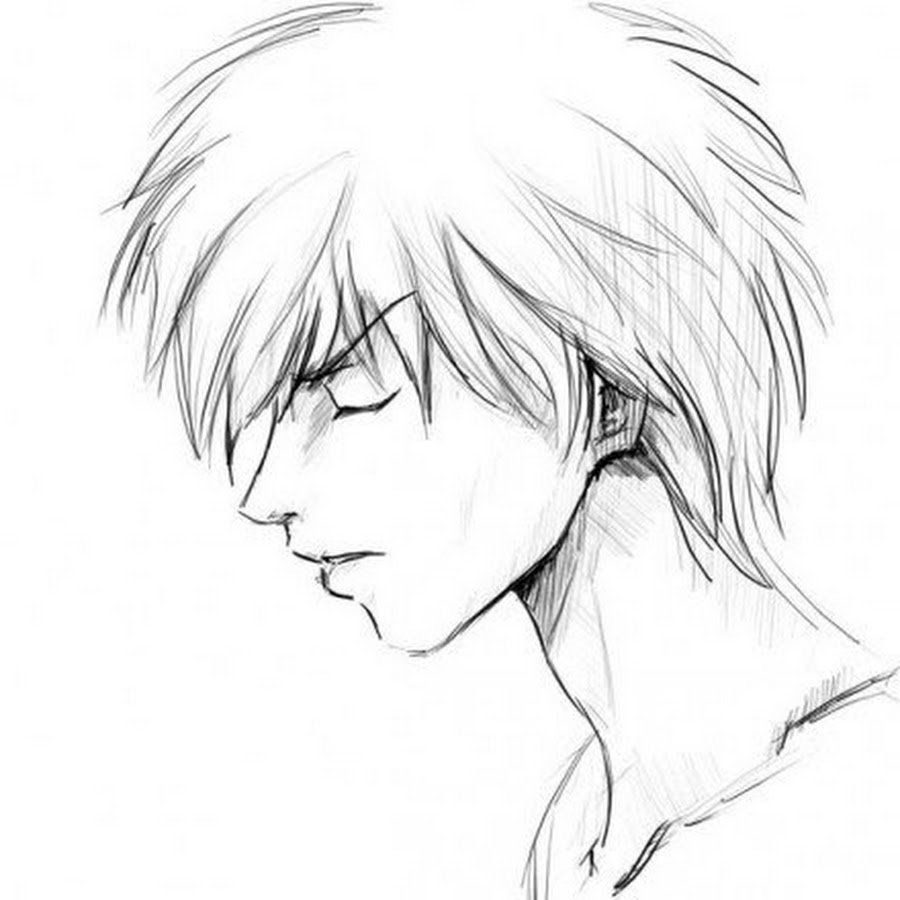 Аниме парни для срисовки