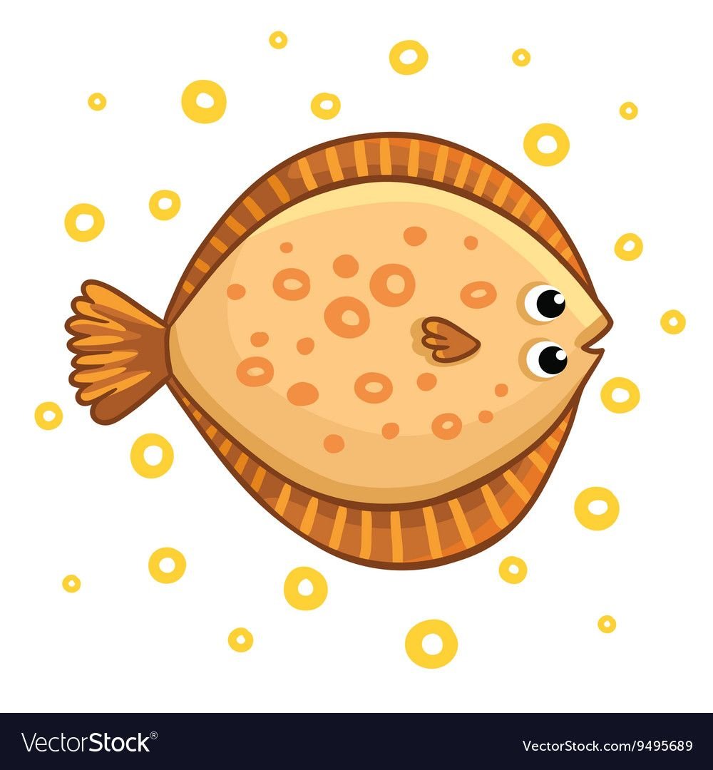 Камбала мультяшный