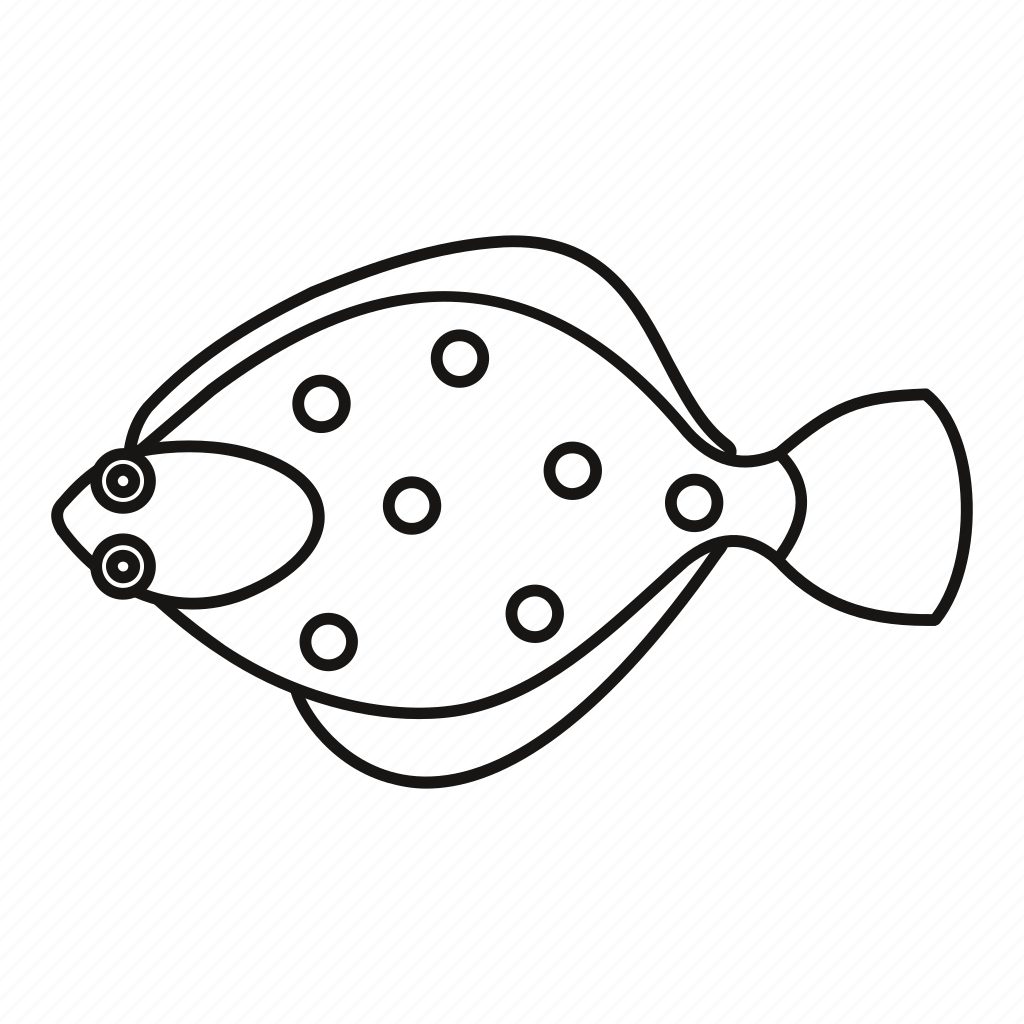 Камбала картинка для детей